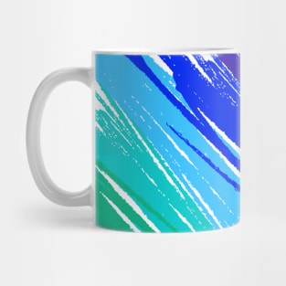 Colorful stripes - blue Mug